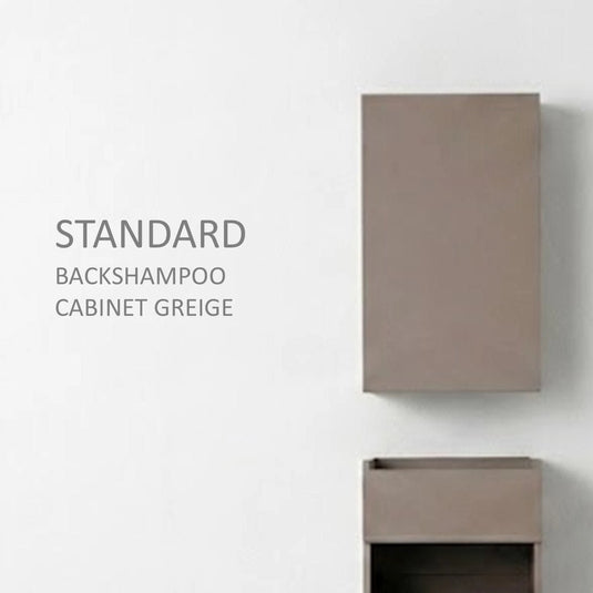 Standard Back Shampoo Cabinet W420 Upper Unit - Greige