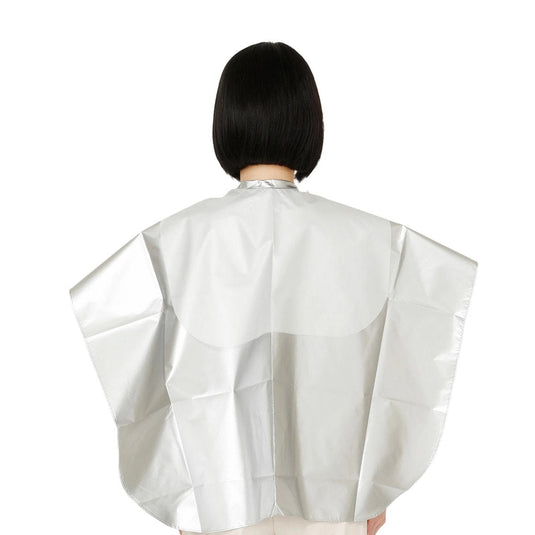 Shampoo Cape Alpha with Waterproof Silver Coating - Silver