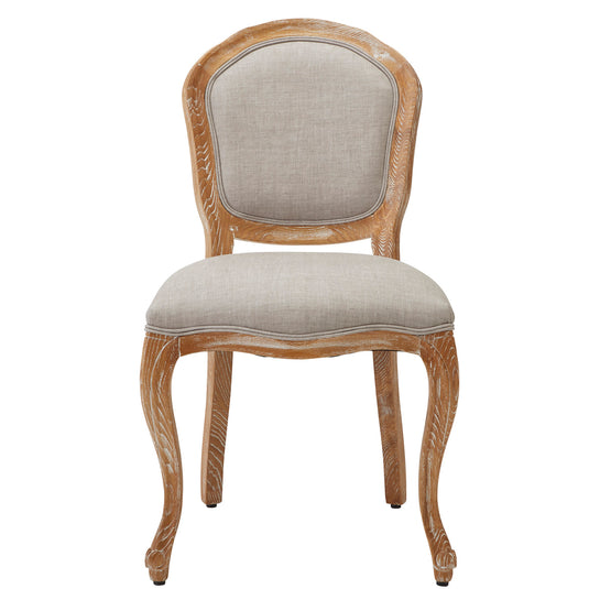 Shabby Chic Styling Chair Luminous Armless Type - Ash Grey