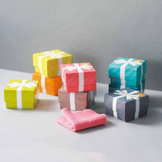 Novelty TOIRO Handkerchief Towels in Gift Boxes - 120 Pieces