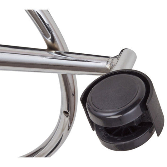 Low-Rebound Stool with Foot Ring & Backrest (Japan-Made) - Available in 3 Colors