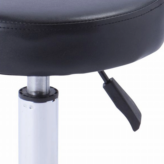 F-843 Stool with backrest II (with cleaning casters) (2 color choices)