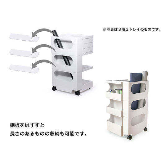 Boby Wagon – 4 Tier / 4 Tray – Available in 2 Colors