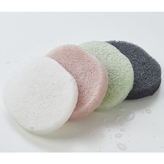 SMART COLLECTION Konjac Sponge Lycopene (Coral Pink) Ingredient extracted from tomato Keeping your skin moist 2 pcs