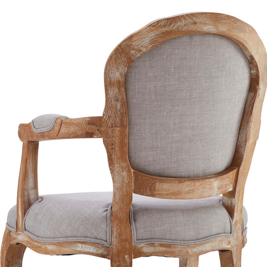 Shabby Chic Styling Chair Luminous - Ash Grey