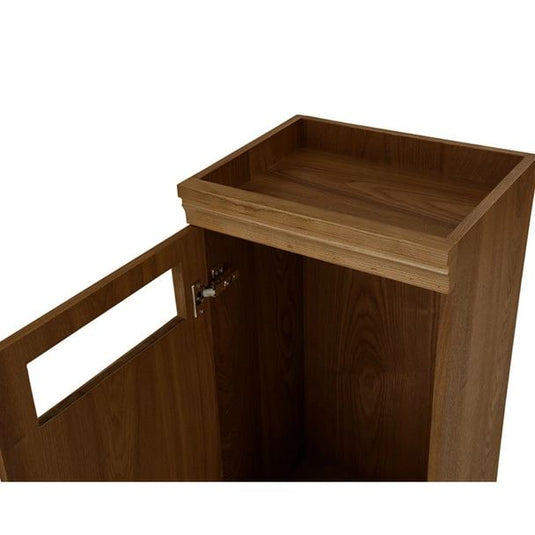 ShabbyChic Natural Wood Back Shampoo Cabinet RENE-B (Top and bottom set) Antique Brown