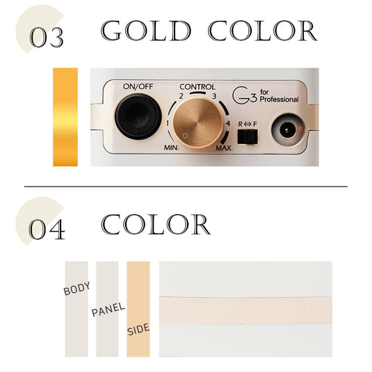 URAWA G3 Portable Nail Machine Ecru Beige