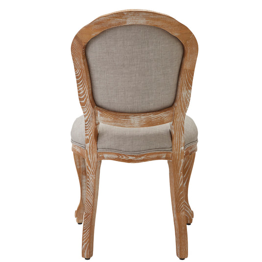 Shabby Chic Styling Chair Luminous Armless Type - Ash Grey