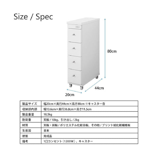 Slim Gap Wagon – 20cm Type (RSW-2044W)