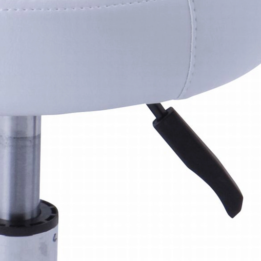 F-843 Stool with backrest II (with cleaning casters) (2 color choices)