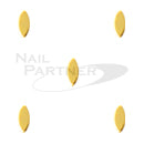 Clou Flat studs Leaf G 1.2x3mm 100 pcs