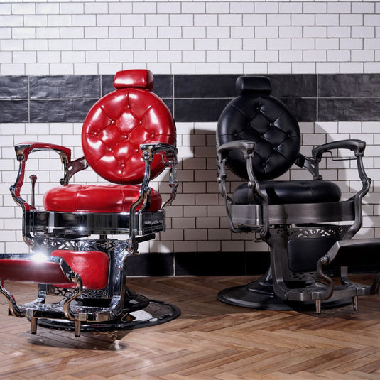 S1805 / Manual Barber Chair (Available in 2 Colors)