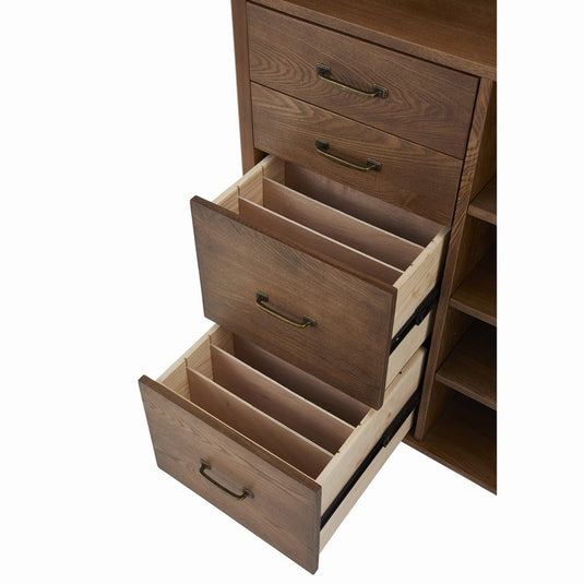 Shabby Chic Wooden Antique Register Counter VICTOIRE-1200 Antique Brown