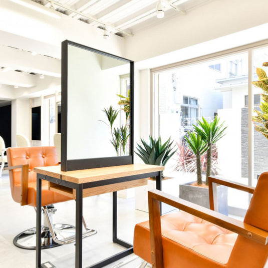 Natural Wood Made Double-Sided Dresser M104 Natural