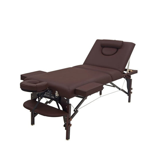 Deluxe Low Resilience Wooden Folding Reclining Bed 009SDX PLUS (2 color options)