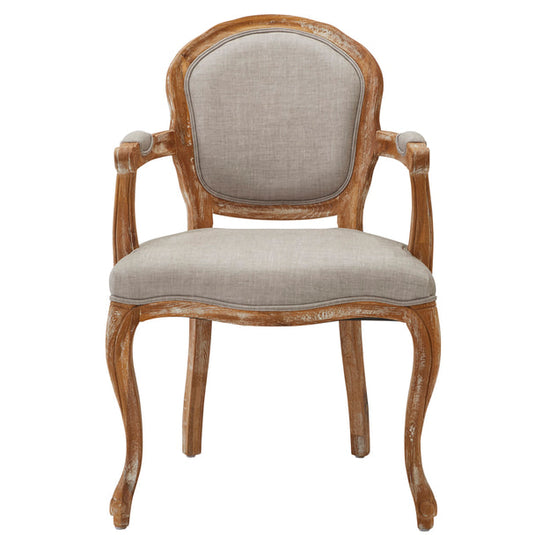 Shabby Chic Styling Chair Luminous - Ash Grey