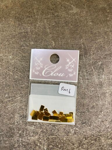 Clou Brass Plate 5x5cm