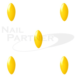 Capri Design Leaf 2x1mm Gold (100pcs)