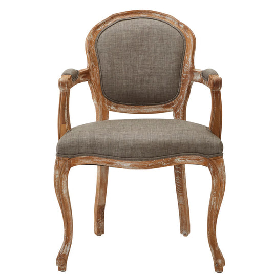 Shabby Chic Styling Chair Luminous - Ash Brown