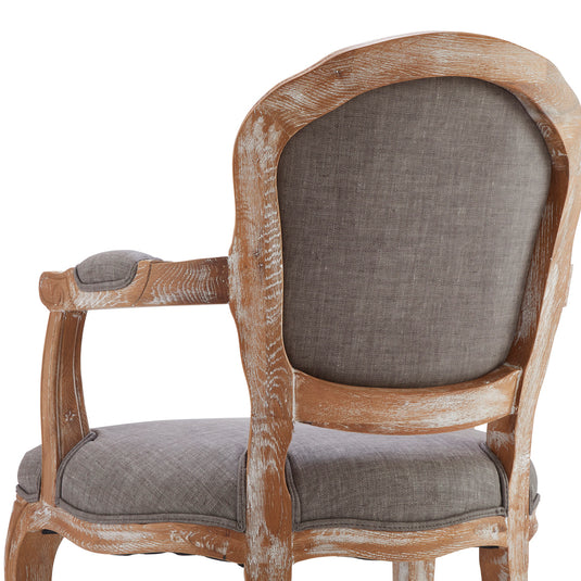 Shabby Chic Styling Chair Luminous - Ash Brown