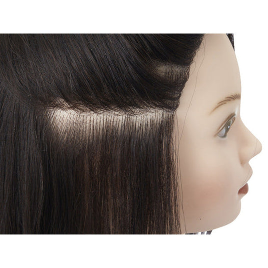 Mannequin Practice Head BG121 (Voluminous 100% Human Hair)