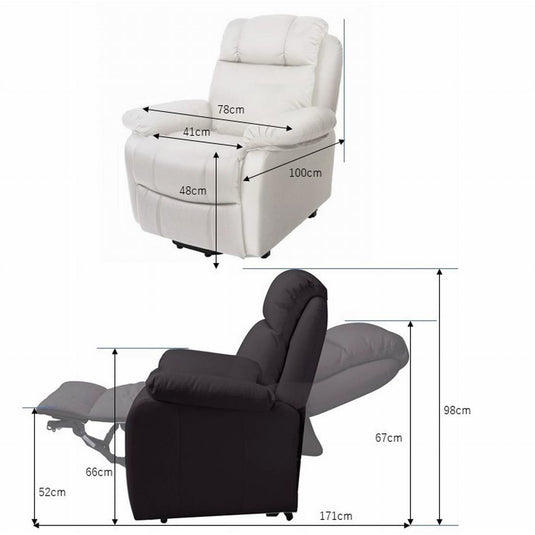 Manual Lounge Chair SHIFFON Jr-S - Available in 2 Colors
