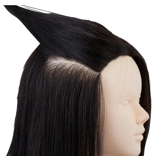 Mannequin Practice Head BG211 (100% Human Hair, No Make Up)