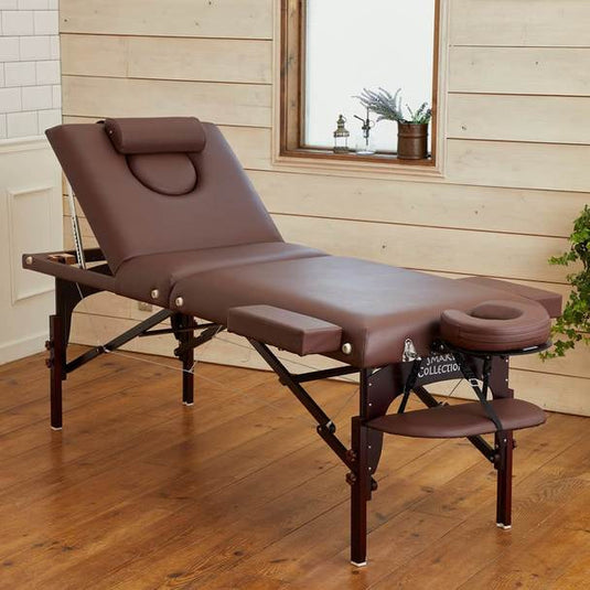 Deluxe Low Resilience Wooden Folding Reclining Bed 009SDX PLUS (2 color options)