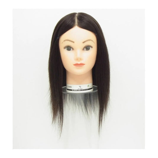 YUKARI JAPAN Y-2000 – One-Length & Medium-Layer Training Mannequin (100% Human Hair)
