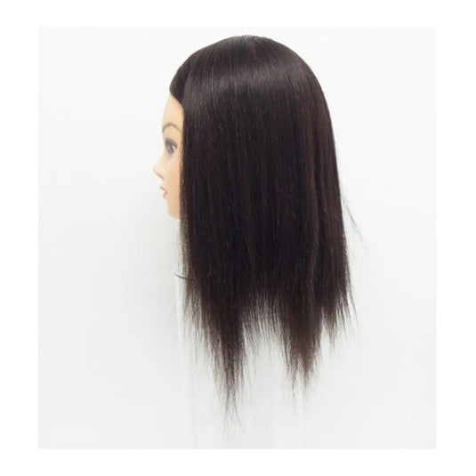 YUKARI JAPAN Y-2000 – One-Length & Medium-Layer Training Mannequin (100% Human Hair)