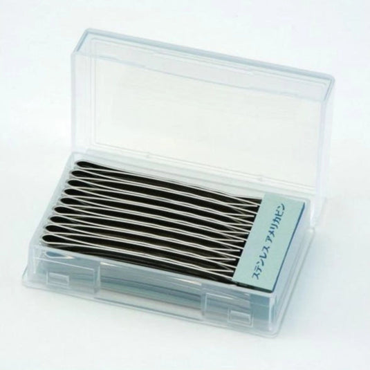 Nishida Stainless Steel Bobby Pins (Silver / 50 pcs)