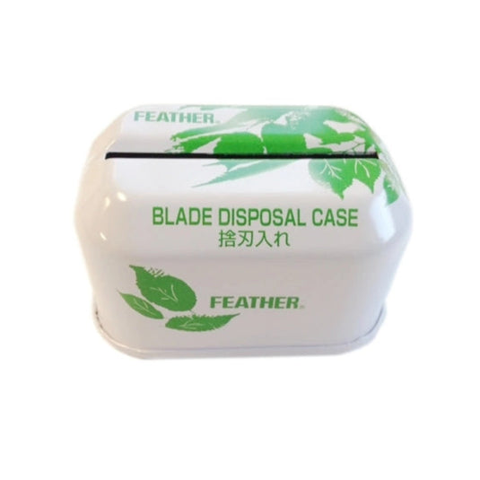 Feather Styling Blade Regular Type EX (10 Blades × 5 Packs, with Disposal Can)