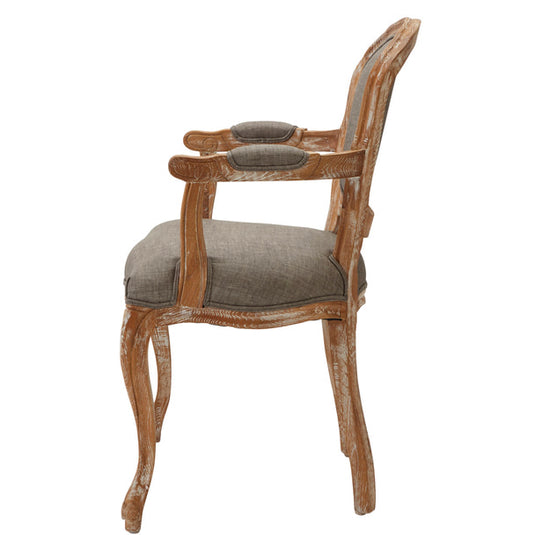 Shabby Chic Styling Chair Luminous - Ash Brown