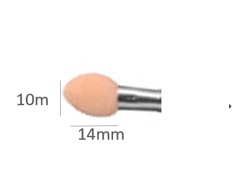 NP COLOURFUL GEL BRUSH Refill set of 2 large sponges