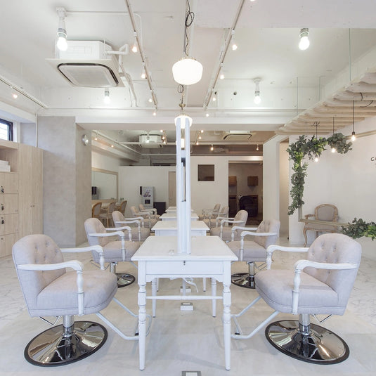 Shabby Chic Styling Chair CHALON (2 colors + 8 base options)