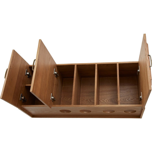 Shabby Chic Wooden Side Shampoo Cabinet RENE-S Upper and Lower Set BR W1100