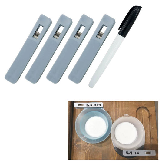 Light & Erase Clip Set (4 Clips + 1 Pen)