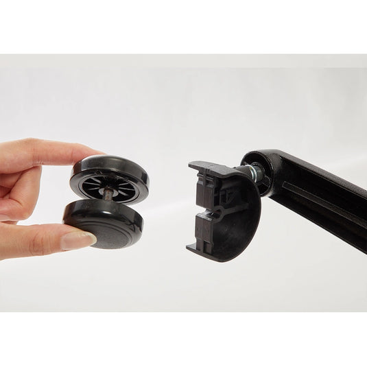 F-843 Low Stool II (Low Height / Easy-Clean Caster Model) - Available in 3 Colors