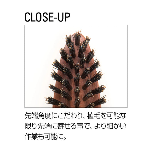 N.B.A.A. Finishing Brush Natural Wood NB-BF4