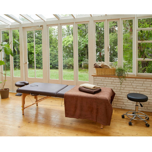 Lightweight Wooden Folding Bed EB-03DX (Carry Bag Included) - Available 2 Colors