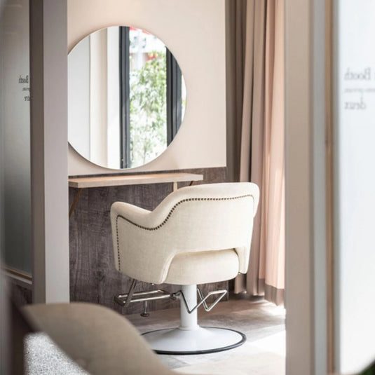 High-Transparency Round Mirror Dia. 80 cm (Made in Japan)