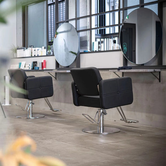 High-Transparency Round Mirror Dia. 80 cm (Made in Japan)