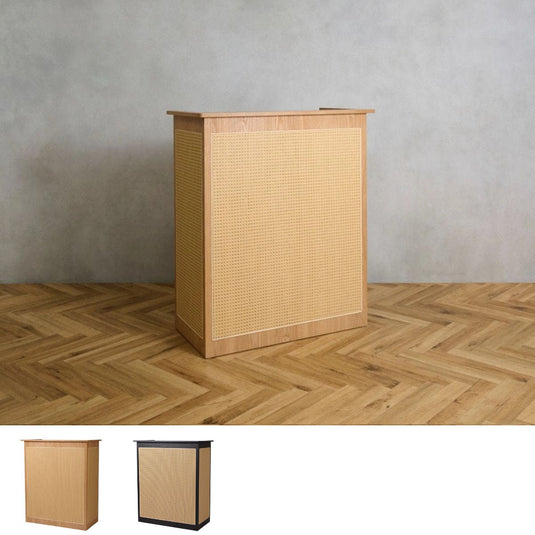 Rattan Reception Counter Mahakarya - Available in 2 Colours