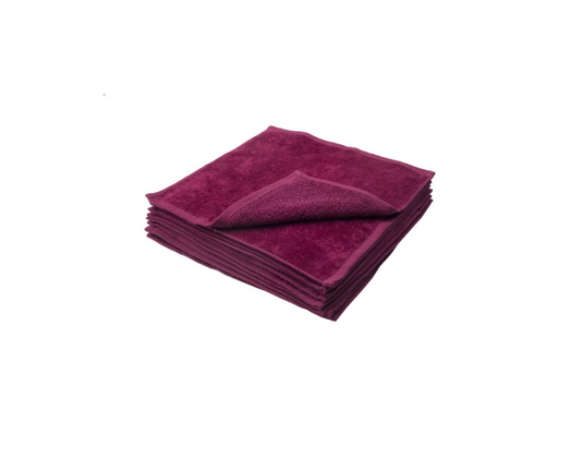 Hand Towel (Shirring Fabric) 25x25cm (12 peices) (5 color choices)