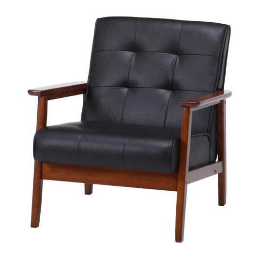 Friends Bi-Cast PU Sofa DBR 1-Seater (71156)