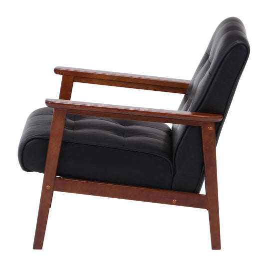Friends Bi-Cast PU Sofa DBR 1-Seater (71156)