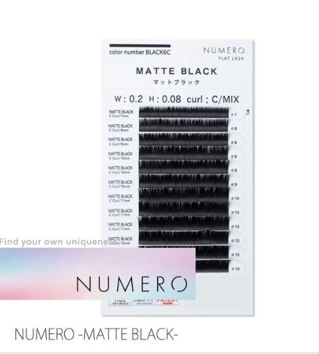 NUMERO Flat Lash Matte Black