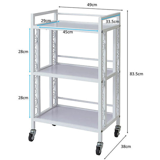 Antique White Wagon 3 Tier Type White