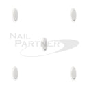 Clou Flat studs Leaf S 1x2mm 100 pcs