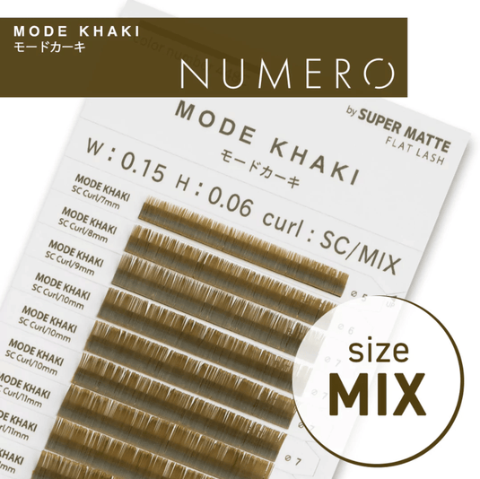 NUMERO Color Matte Flatlash MODE KHAKI